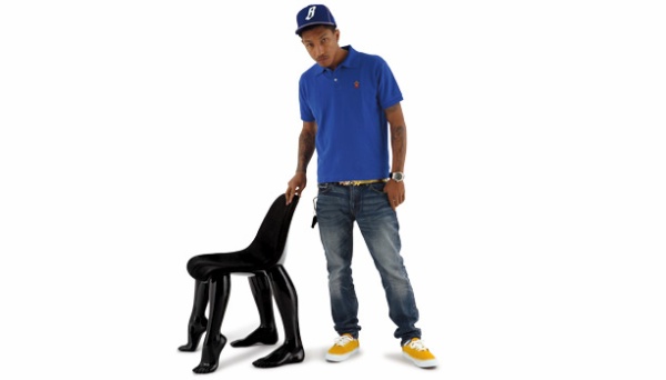 Pharrell Williams With Perspective Chair