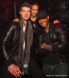 Usher, Robin Thicke & Paula Patton