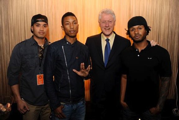 N.E.R.D. & Bill Clinton’s William J. Clinton Foundation (Update)