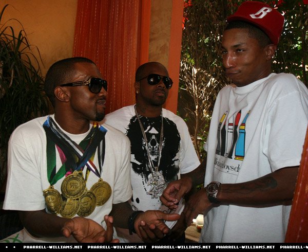 Pharrell, JD & Kanye
